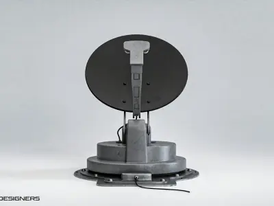 Satellite Dish Antenna Low-poly 3D model
