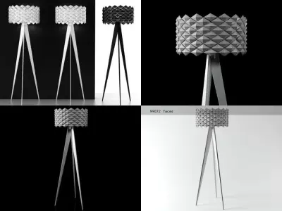Diamonds floor lamp 3D model