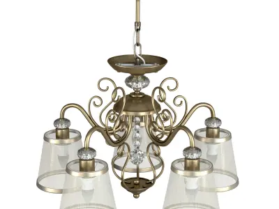 Ceiling chandelier Driana FR2405-PL-05-BZ 3D model