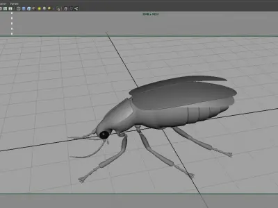 firefly 3d model fly 3D model