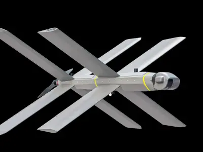  Lancet-3 And HESA-2 Russian UCAV Kamikaze Drones Collection PBR 