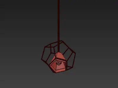 INCANTO cube hanging from string 3D model