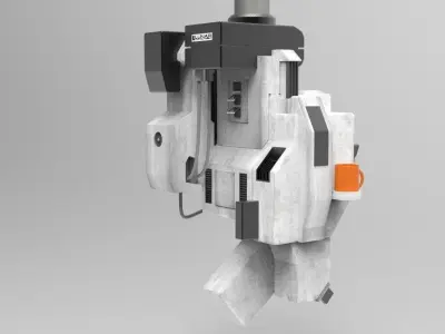 Gerty Robot Moon Movie 3D model