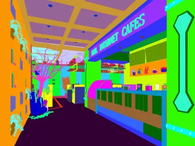 Business Restaurant - Coffee - Banquet  19 3D model