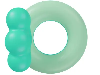 Inflatable Ring Floatie Low-poly 3D model