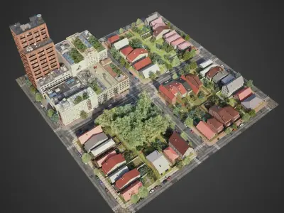 City District A1-R9 3D model