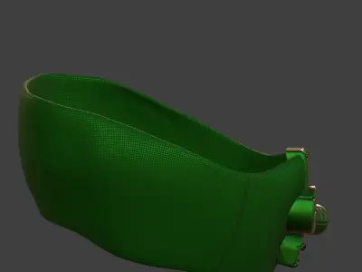 Gas mask helmet 3d model scifi Low-poly  Low-poly 3D model