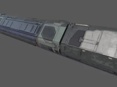 train 01 3D model