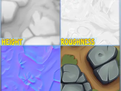 Stylized Ground Seamless Texture Texture 16