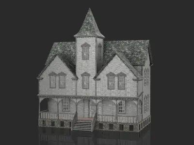 Old Abandoned House 3 3D model