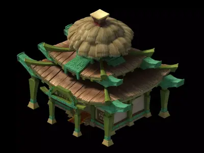 Town House - Main Hall 3D model