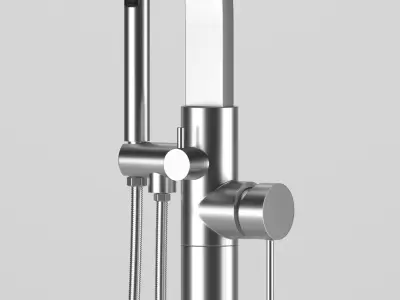 Ideal height for freestanding Besco DECCO bathtubs Free 3D model