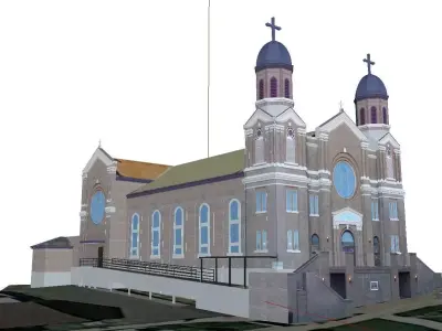 Architecture-Religion-God-Culture-Temple-018 church 3D model