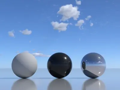 Skydome HDR - Sunny Noon Stratus Clouds Sky - 3 Texture