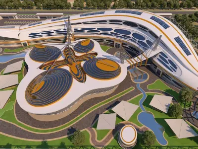 0143 - Health Center Architecture Project - 2D Drawings-3D Files 3D model