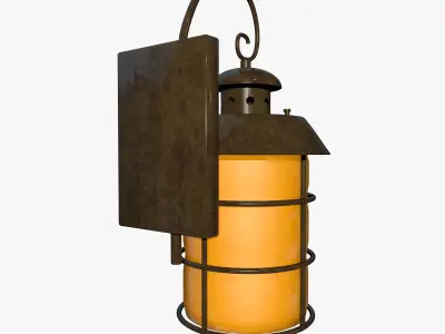 Outdoor Lantern 3D model