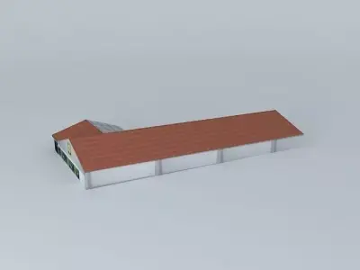 Lidl Sisak Low-poly 3D model