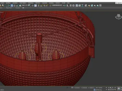 Winfield Pendant Light Low-poly 3D model