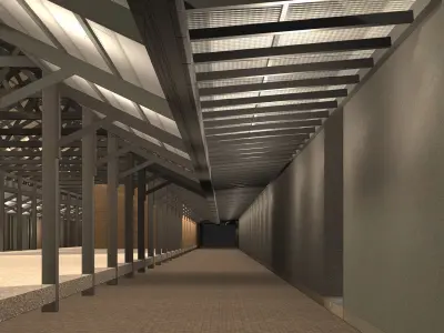 Market place 24ZZ21 3D model