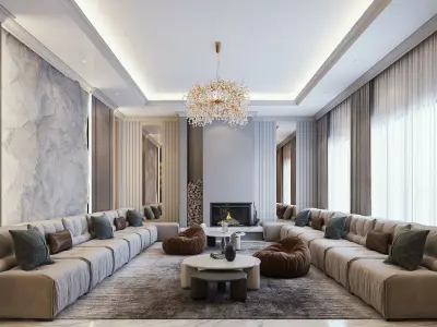 Luxury Reception Free 3D model