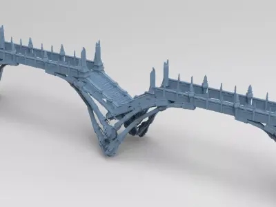 Ancient Crete Bridges  3D model