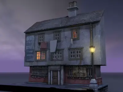 Old London house 3D model