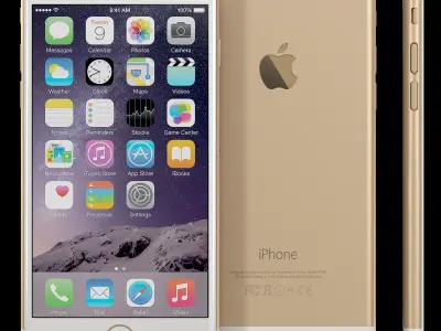 Apple iPhone 6 Low-poly 3D model