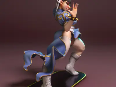 Chun li 3D print model