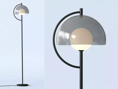Hood Reading Lamp 3D model