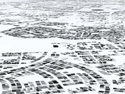 New Delhi Streets and Buildings 3D model