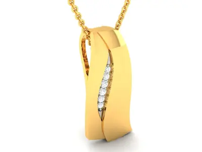 Women Pendant 3DM STL OBJ FBX Render Details 3D print model