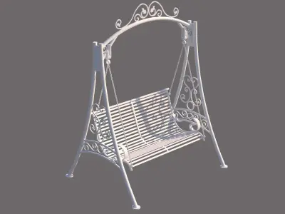 Classic swing 3D model 3D model