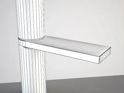 Fantini Milano mixer Low-poly 3D model