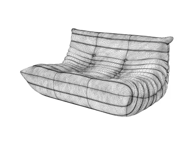 Togo Loveseat 3D model