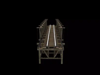Railway Bridge 3D model get