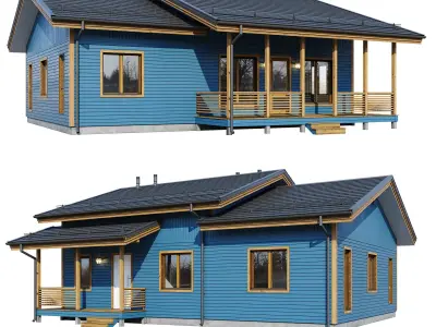 Alpine house Gusto 3D model