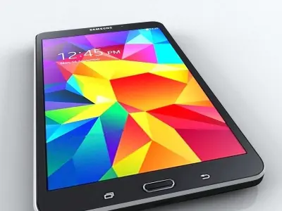 Samsung Galaxy Tab 4 8 0 black 3D model