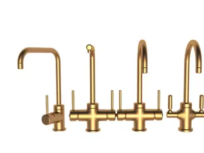 kitchen taps 3D model
