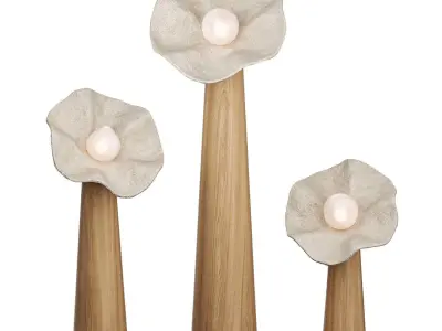 Bloom Floor Lamp By Joanne Odisho 01 3D model