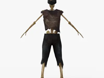 Scary Skeleton  3D model