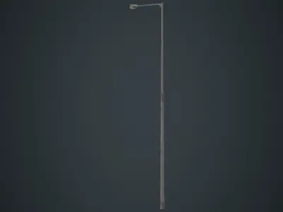 Street Light 7B Low-poly 3D model