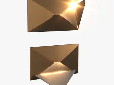 Corrispondenza Wall Light PBR 3D model