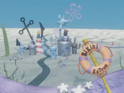 Bikini Bottom 3D model