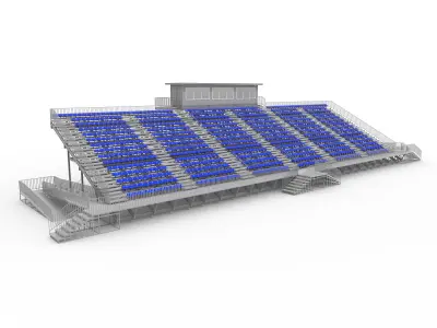 Collection Bleachers 12 3D Model Pack
