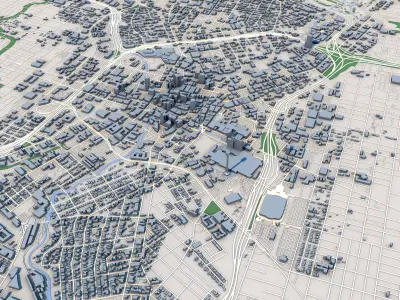 San Antonio City Texas United States 3D model
