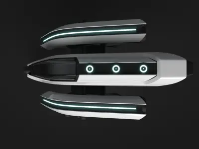Spaceship Canopus 3D model