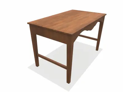 Simple Old wooden Table Low-poly PBR 