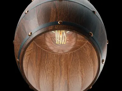 Barrel interior light 3D model