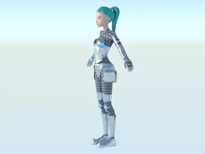 Emerald Warrior Animation Pack Low-poly 3D model