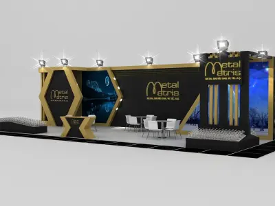 MTL Matris Size 14 m x 6 m  Height 350 cm 3D model